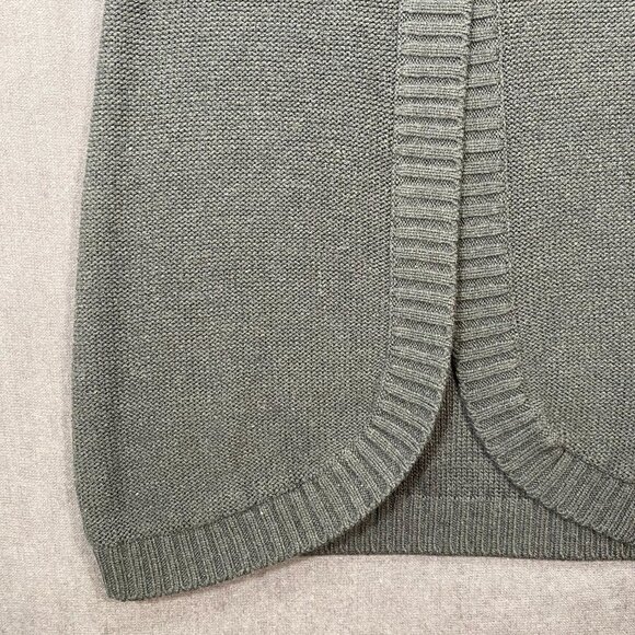 Bongo Womens Sleeveless Gray Cable Knit Sweater Vest Size Medium - Picture 5 of 9